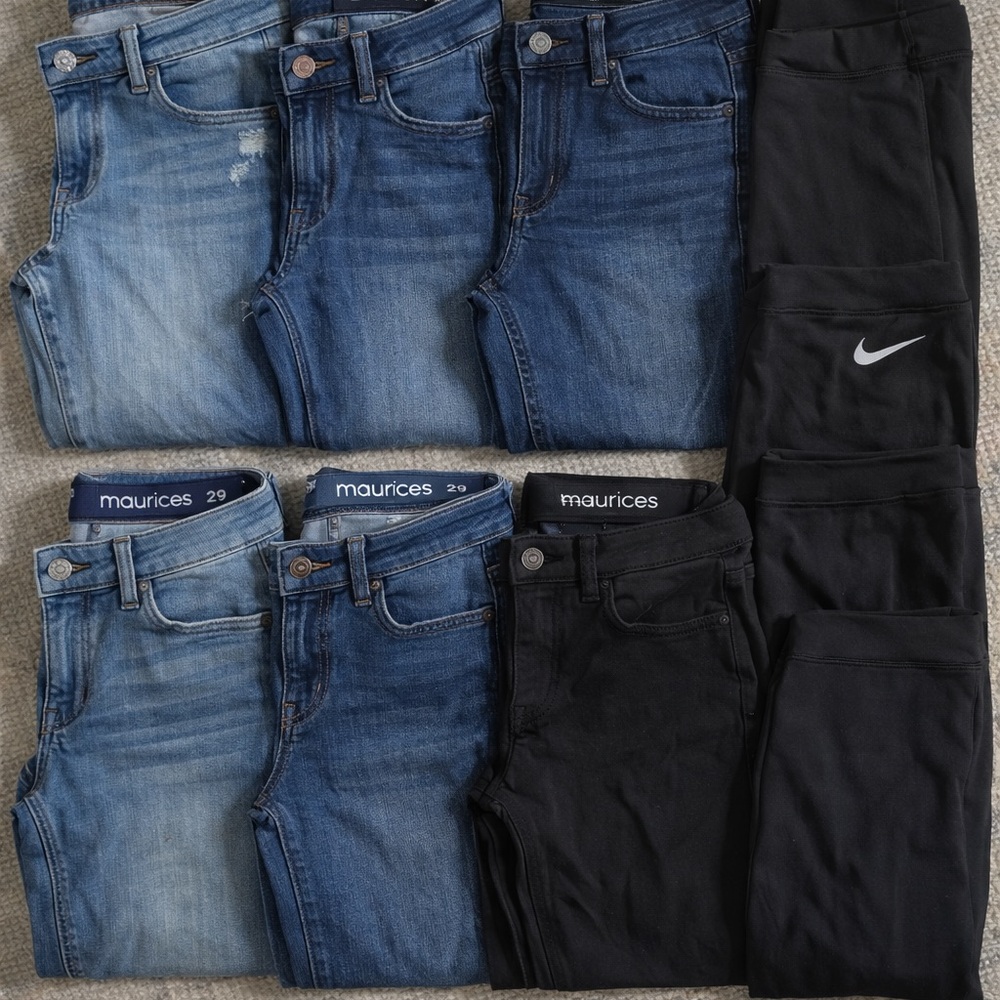 Maurices Jeans & Nike Leggings Pack - Blue and Black